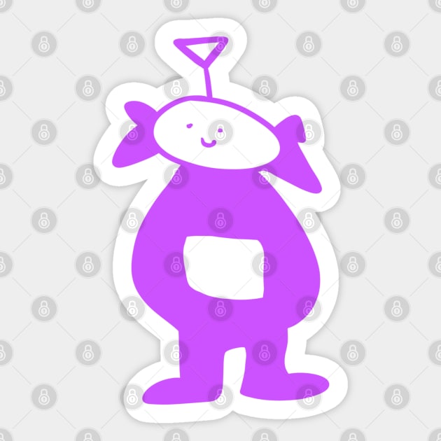 tinky winky Sticker by muppetbaby